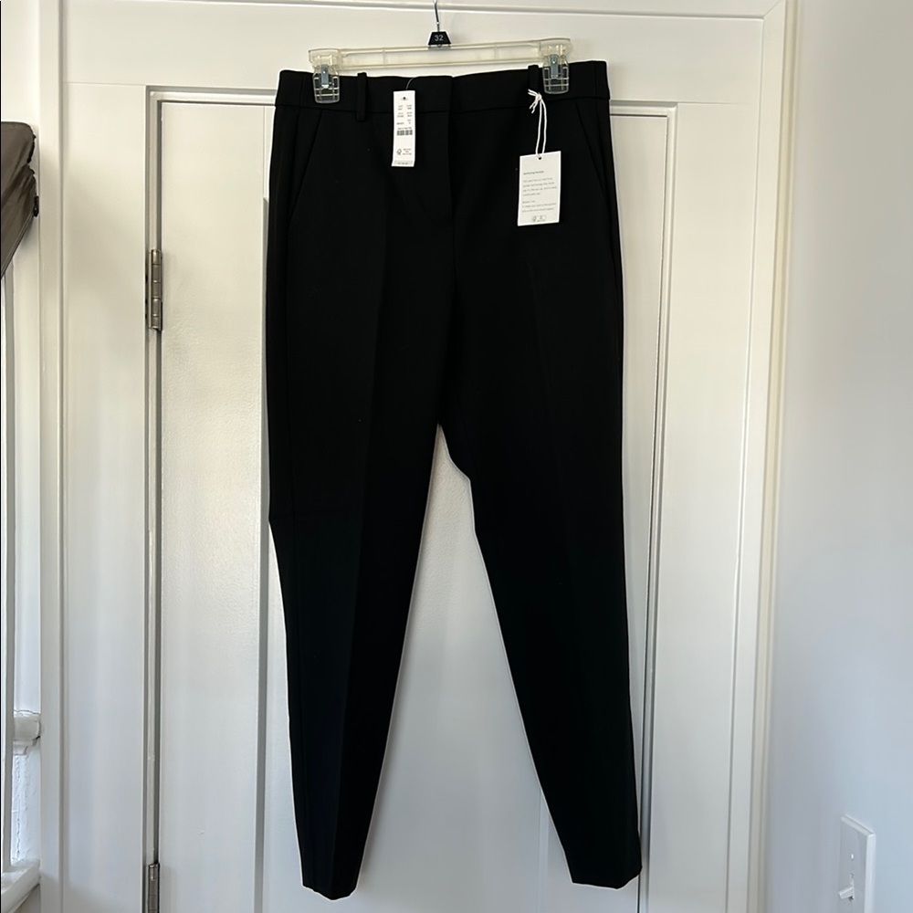 J. Crew Carreman Pant, size 6, black. Full length, NWT